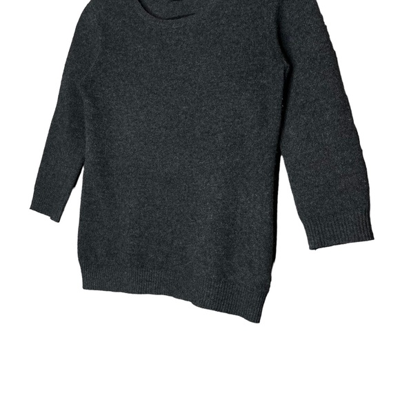 Ann Taylor Cashmere Gray Long Sleeve Crewneck Pullover Knit Size XS Petite - Picture 2 of 8